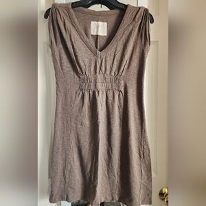 Loft Lounge Sleeveless V-Neck S/L Ruched Waist Dress